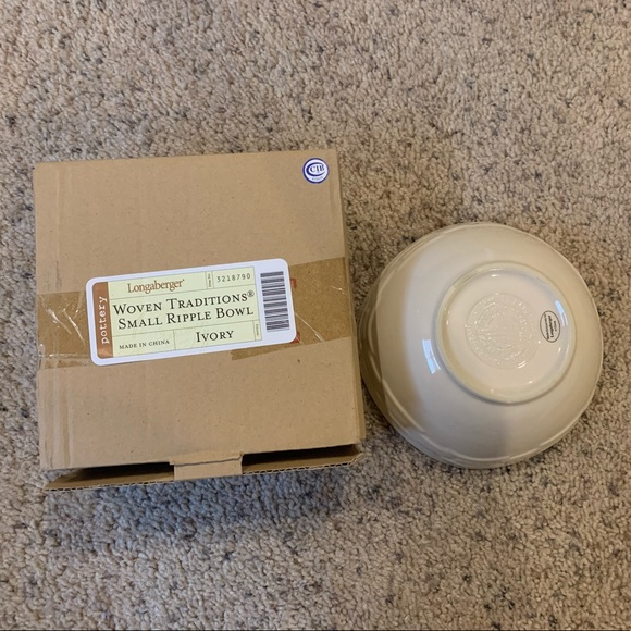 Longaberger Ripple Bowl - Picture 2 of 2